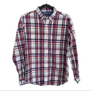 American Eagle | Red Plaid Flannel | Size:S
